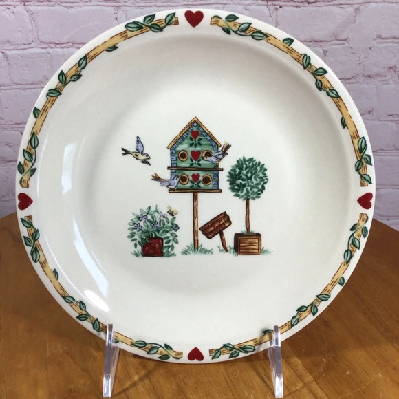 Thompson Pottery Birdhouse 3 Piece Place Setting - Picture 5 of 12